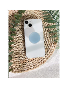 Soporte para teléfono celular Petitepop, resina y acrílico, azul 2