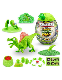 Smashers Huevo Dino Iluminado ZURU Spinosaurus 25 Sorprisas