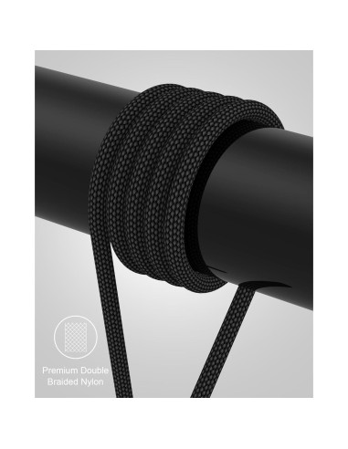 Cable de Carga Magnético ZBF 3A 4 Piezas 1-2 m USB-C Micro-USB