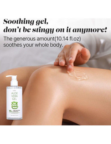 Gel Calmante de Aloe Vera EUNYUL 95% 300ml Hidratante