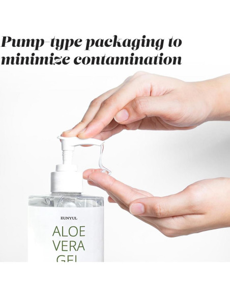 Gel Calmante de Aloe Vera EUNYUL 95% 300ml Hidratante