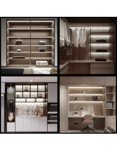 Tira de Luz LED COB 1m LFKJ Blanca 6000K USB con Controlador 2