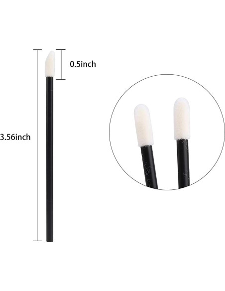 640 Cepillos de Labios Desechables Mooerca - Aplicadores de Maquillaje 640 Cepillos de Labios Desechables Mooerca - Aplicadores de Maquillaje