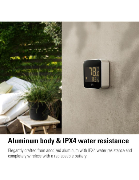 Estación Meteorológica Inteligente Eve Weather - Temperatura y Humedad Estación Meteorológica Inteligente Eve Weather - Temperatura y Humedad