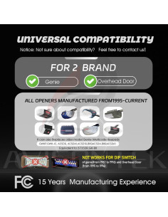Teclado Inalámbrico Genie GK-BX para Abridor de Garaje 2
