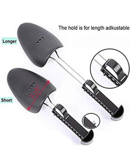 Árboles para Zapatos Ajustables WAJJ para Hombre - Negro Árboles para Zapatos Ajustables WAJJ para Hombre - Negro