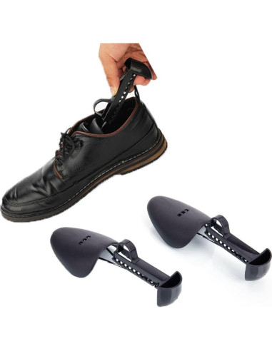 Árboles para Zapatos Ajustables WAJJ para Hombre - Negro