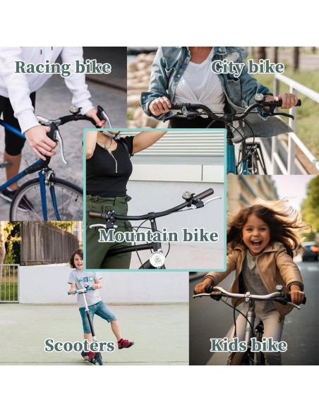 Campana de Bicicleta Rivsli RSUS-BB-BlackGraffiti, Sonido Fuerte