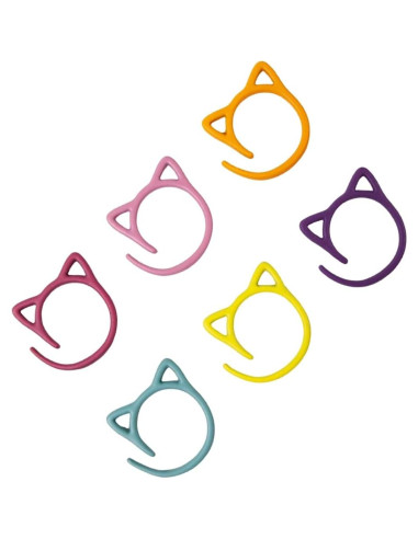 30 Anillos de Marcadores de Punto para Crochet Wonafa