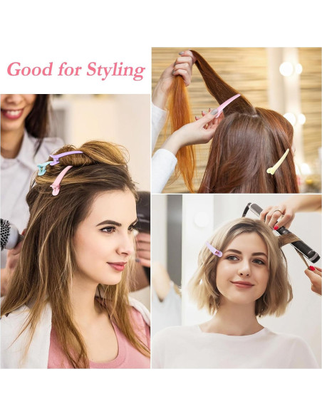 Pinzas para el cabello Sublaga 12 PCS Antideslizantes 8 cm Pinzas para el cabello Sublaga 12 PCS Antideslizantes 8 cm