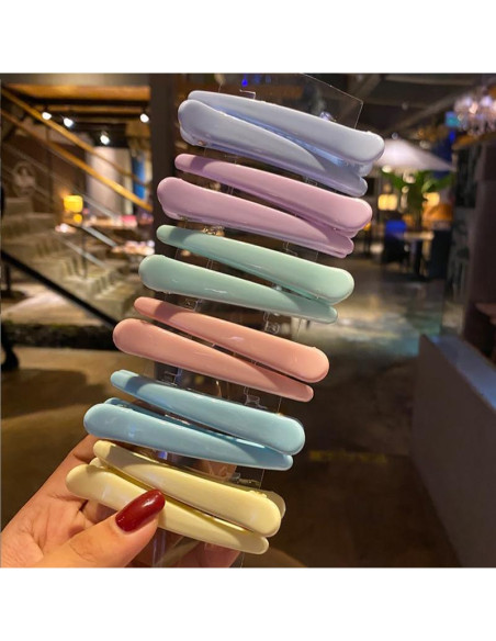 Pinzas para el cabello Sublaga 12 PCS Antideslizantes 8 cm Pinzas para el cabello Sublaga 12 PCS Antideslizantes 8 cm