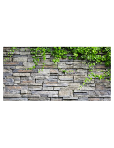 Fondo de Acuario de Vinilo AWERT 60x30 cm Ladrillo Rocas