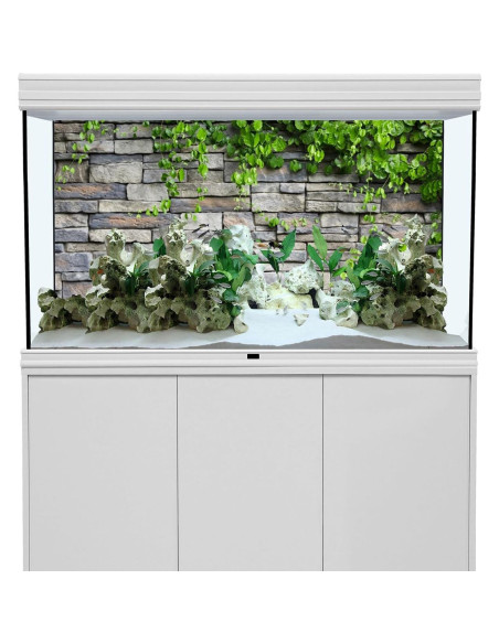 Fondo de Acuario de Vinilo AWERT 60x30 cm Ladrillo Rocas Fondo de Acuario de Vinilo AWERT 60x30 cm Ladrillo Rocas