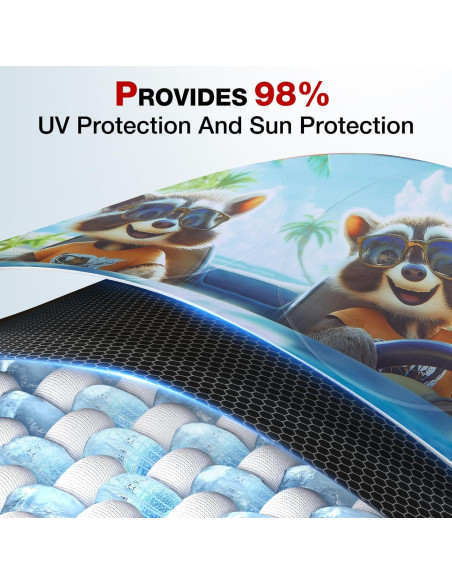 Parasol para Parabrisas Vepagoo Racoon 165x81 cm Anti-UV