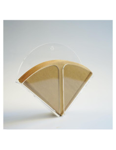 Soporte de Filtro de Café Acrílico Transparente Magnético 80 Filtros