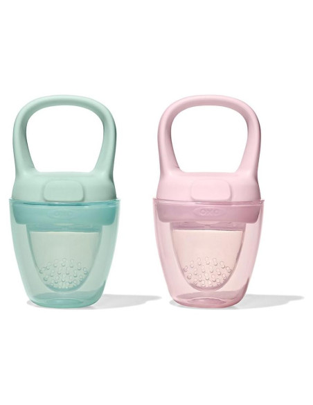 Alimentador de Silicona OXO Tot 2 Pack - Opal y Blossom