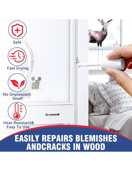 Bolígrafo de Pintura para Madera Galitoon 30 ml Blanco