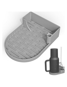 Soporte Secado Botellas Silicona Ybenlld Gris 15.5cm