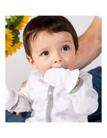 Manoplas para Bebés Burt's Bees, Algodón Orgánico, Set de 3 Manoplas para Bebés Burt's Bees, Algodón Orgánico, Set de 3