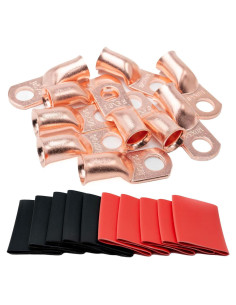 10 Conectores de Terminal de Batería MEYOOZIISU 1/0 AWG