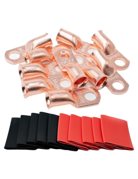 10 Conectores de Terminal de Batería MEYOOZIISU 1/0 AWG