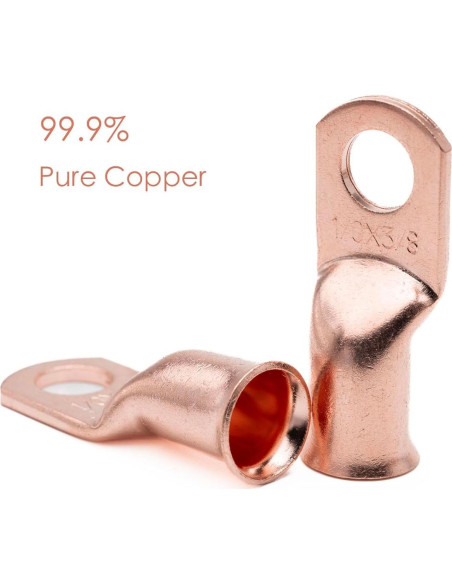 10 Conectores de Terminal de Batería MEYOOZIISU 1/0 AWG