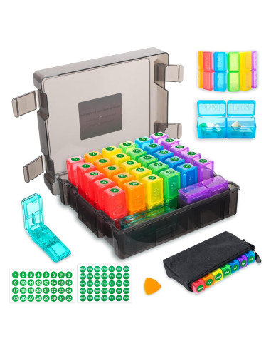 Organizador de Pastillas Mensual Bovintex 30 Días 2 Veces al Día