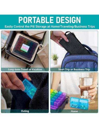 Organizador de Pastillas Mensual Bovintex 30 Días 2 Veces al Día