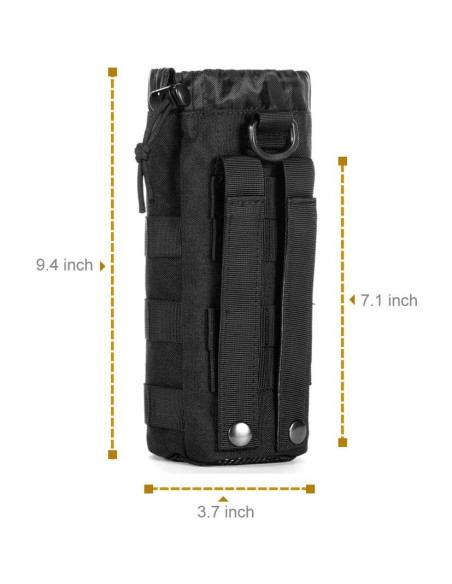 Bolsa Táctica de Agua R.SASR con Cierre de Cordón 2 Pouch Molle Bolsa Táctica de Agua R.SASR con Cierre de Cordón 2 Pouch Molle