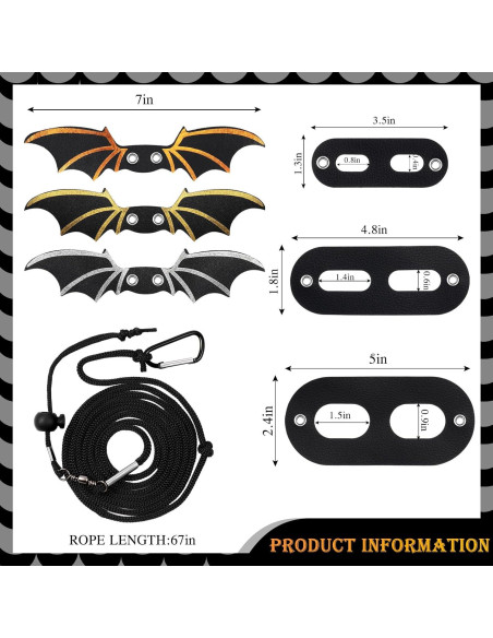 Juego de Arnés y Correa para Dragones Barbudos Wesnoy - 3 Tamaños Ajustables