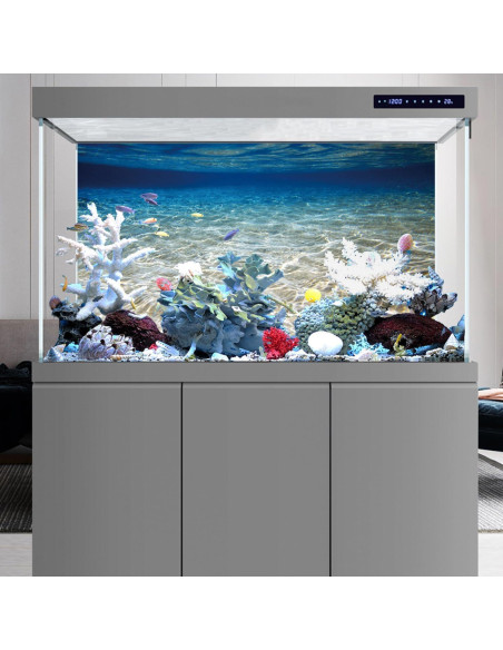 Fondo de Acuario 61x30 cm Vinilo AWERT Tema Océano Fondo de Acuario 61x30 cm Vinilo AWERT Tema Océano