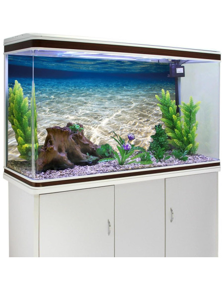 Fondo de Acuario 61x30 cm Vinilo AWERT Tema Océano Fondo de Acuario 61x30 cm Vinilo AWERT Tema Océano