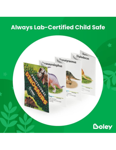 Paquete de 15 Dinosaurios de Juguete Boley - 18 cm