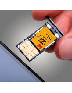 Tarjeta MicroSDXC KODAK 64GB Clase 10 UHS-I con Adaptador 2