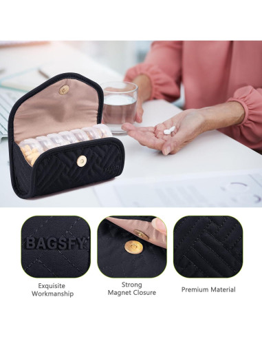 Organizador Semanal de Pastillas BAGSFY AM PM 2 Veces al Día
