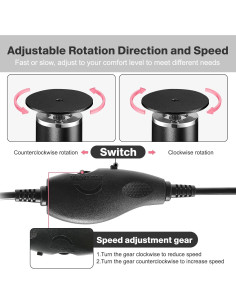 Removedor de Callos Eléctrico AFFLAT, 60 Discos, Velocidad Ajustable 2