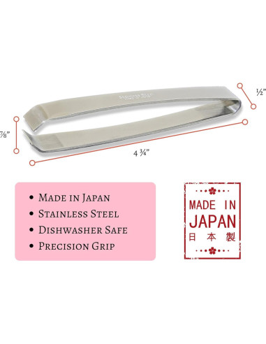 Pinzas para Espinas de Pescado Kwizing - Acero Inoxidable 12.1 cm