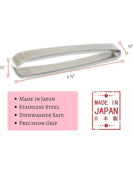 Pinzas para Espinas de Pescado Kwizing - Acero Inoxidable 12.1 cm
