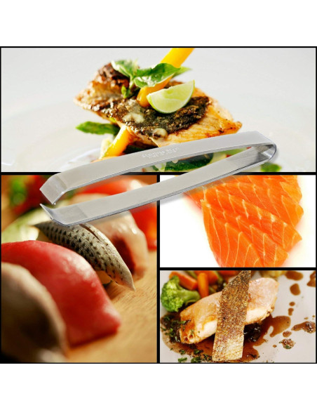 Pinzas para Espinas de Pescado Kwizing - Acero Inoxidable 12.1 cm
