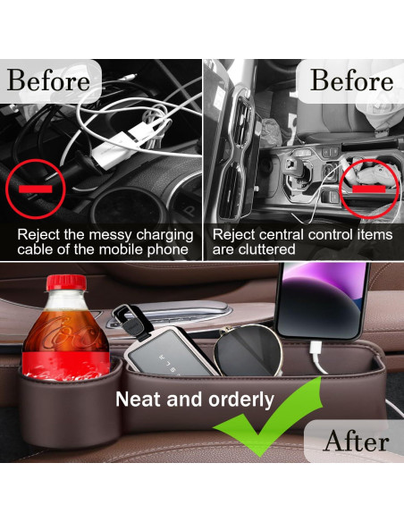 Organizador de Relleno para Portavasos DEIHAALEN Beige