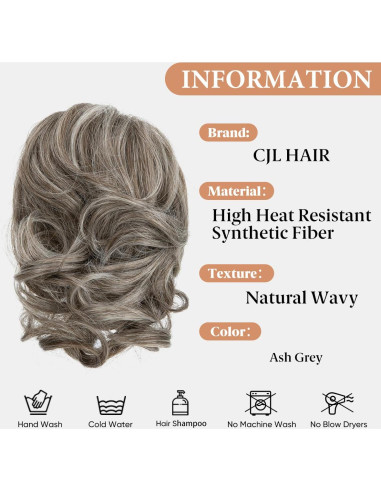 Clip de Garra para Extensiones de Cabello Sintético CJL - 2 Piezas