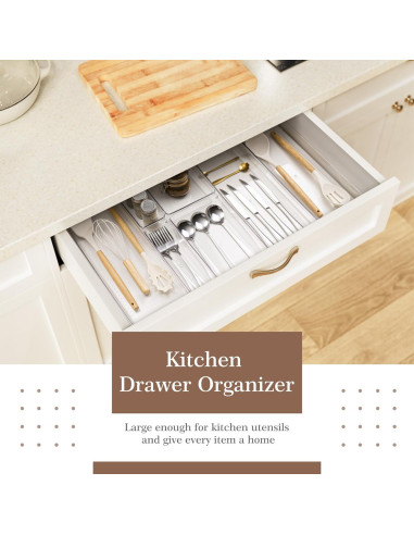 Organizador de Cajones Criusia 7 PCS - Plástico PET Antideslizante