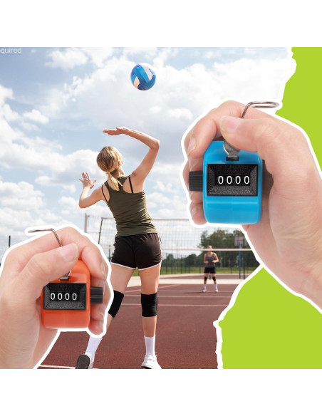 10 Piezas Contador Manual Tally PLUVAVA 4 Dígitos Multicolor 10 Piezas Contador Manual Tally PLUVAVA 4 Dígitos Multicolor