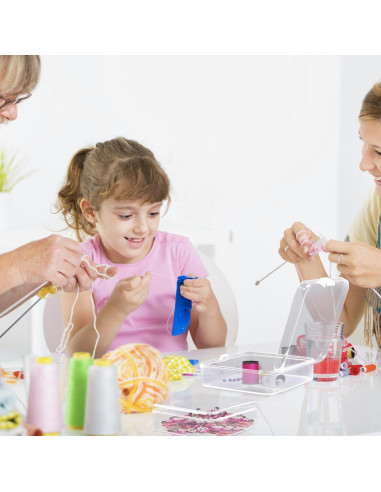 Contenedores de Plástico Transparente Rocutus 12 Piezas 12.4x12.4x3.6cm