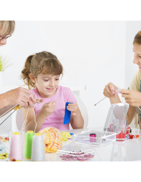 Contenedores de Plástico Transparente Rocutus 12 Piezas 12.4x12.4x3.6cm Contenedores de Plástico Transparente Rocutus 12 Piezas 12.4x12.4x3.6cm