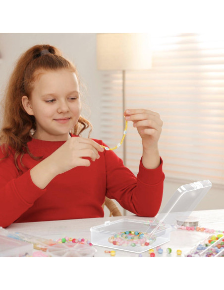 Contenedores de Plástico Transparente Rocutus 12 Piezas 12.4x12.4x3.6cm Contenedores de Plástico Transparente Rocutus 12 Piezas 12.4x12.4x3.6cm