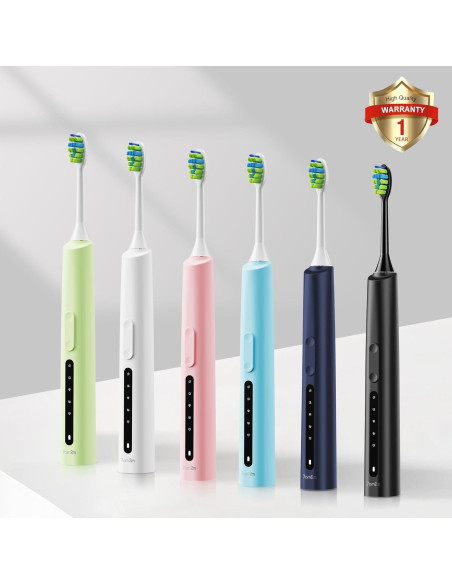 Cepillo de Dientes Eléctrico 7AM2M Verde, 40000 VPM, 5 Modos