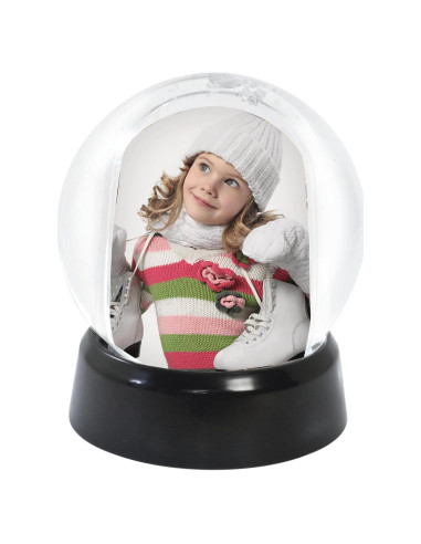 Mini Globo de Nieve Fotográfico Neil Enterprises 9.5 cm Negro