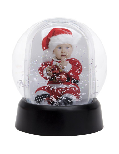 Mini Globo de Nieve Fotográfico Neil Enterprises 9.5 cm Negro