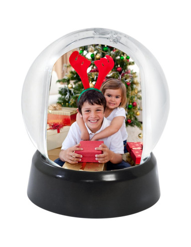 Mini Globo de Nieve Fotográfico Neil Enterprises 9.5 cm Negro